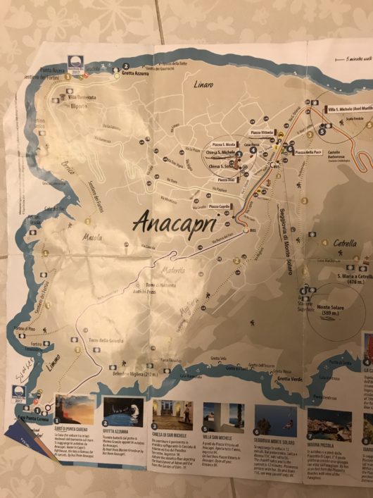 Anacapri Map