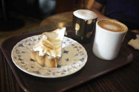 Coffee and Lemon Tart Cake