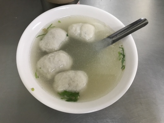 Fishball Soup in Tamsui