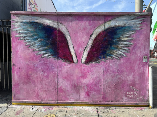 Colette Miller's iconic wings, Melrose