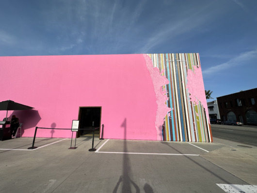 The Pink Wall at Paul Smith Los Angeles