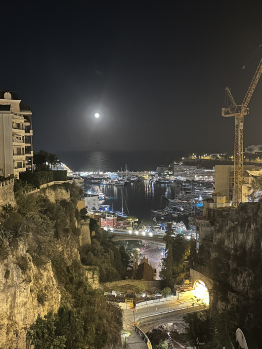 Monaco at night
